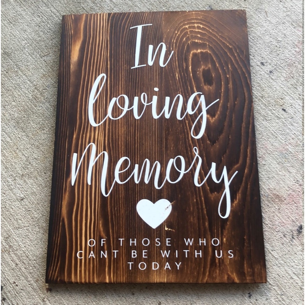 Wedding sign decor